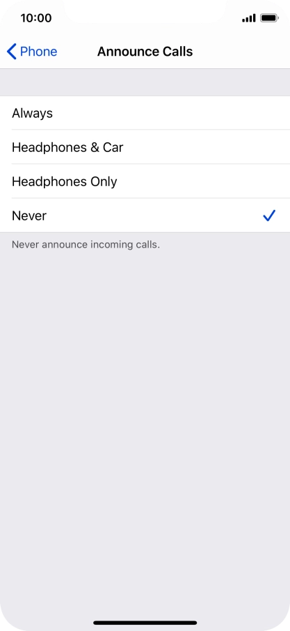 Press Always to turn on the function when silent mode is turned off.