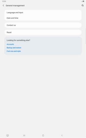 Press Date and time.