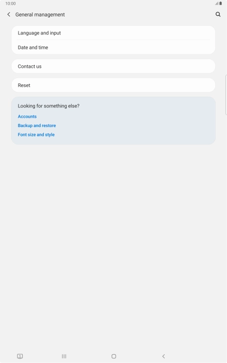 Press Date and time.