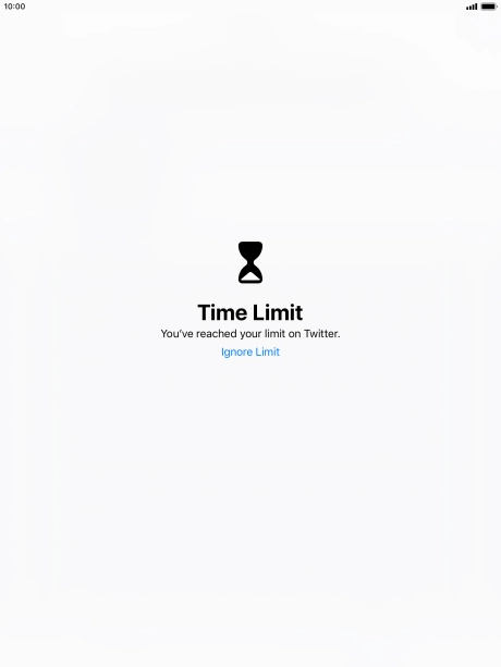 Press Ignore Limit. Press Ignore Limit.