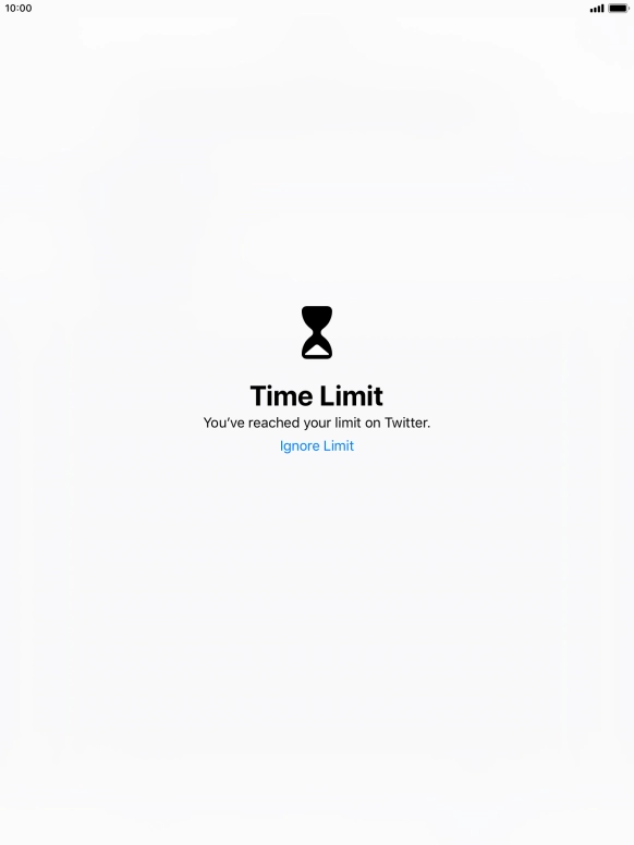 Press Ignore Limit. Press Ignore Limit.