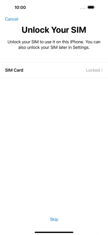 Press SIM Card.