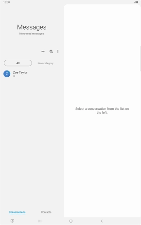 Press the new message icon.