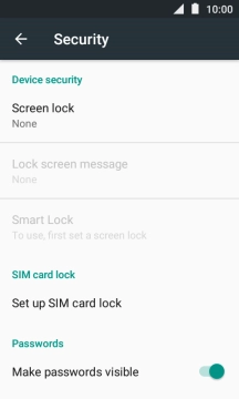 Press the Home key to return to the home screen.