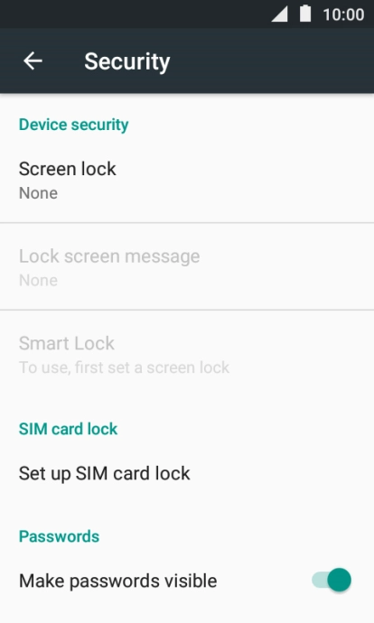 Press the Home key to return to the home screen.