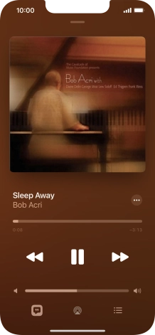 Press arrow right to go to the next audio file.