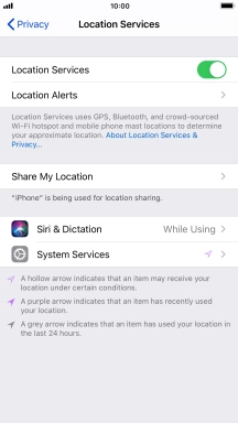 Press the required app.