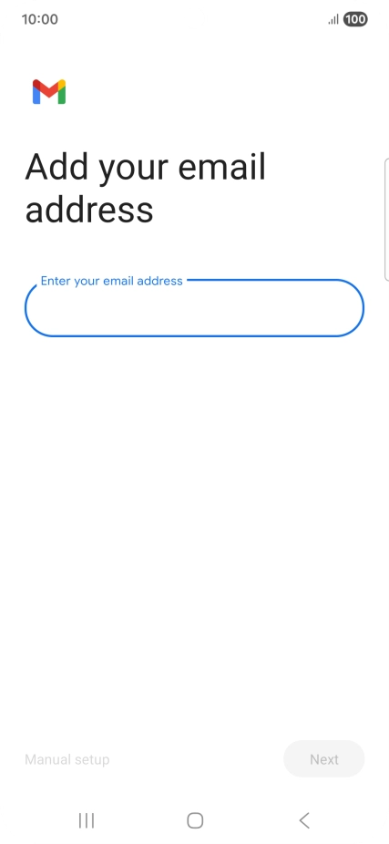 Press the field below 