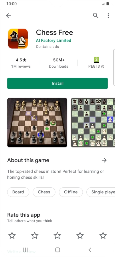 Press the Home key to return to the home screen.