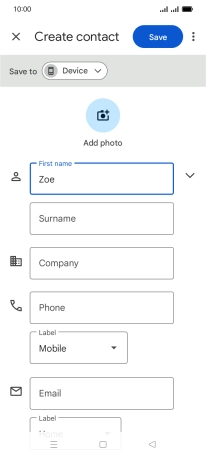Press Surname and key in the required last name.