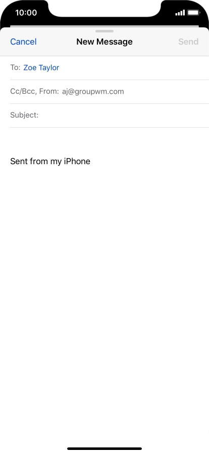 Press the field next to 