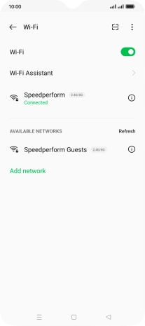 Press the Home key to return to the home screen.