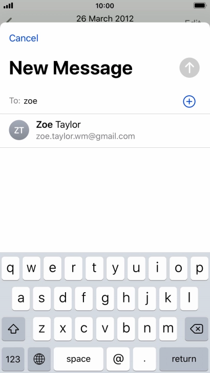 Press the required contact.