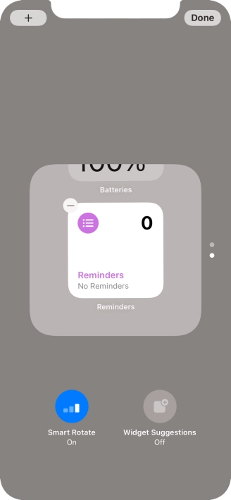 Press Smart Rotate to turn the function on or off.