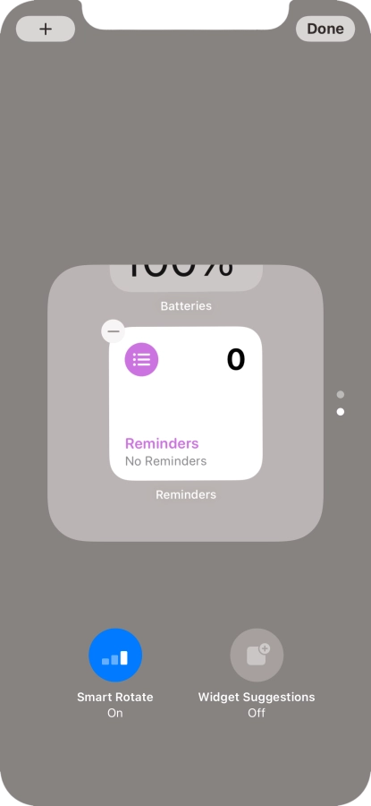 Press Smart Rotate to turn the function on or off.