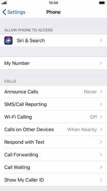 Press Wi-Fi Calling.