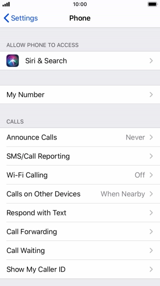 Press Announce Calls.