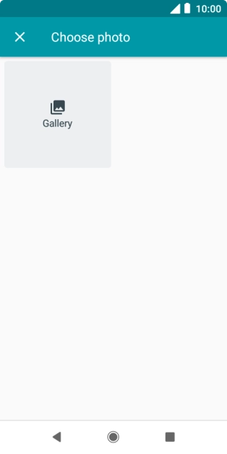 Press Gallery and go to the required folder.