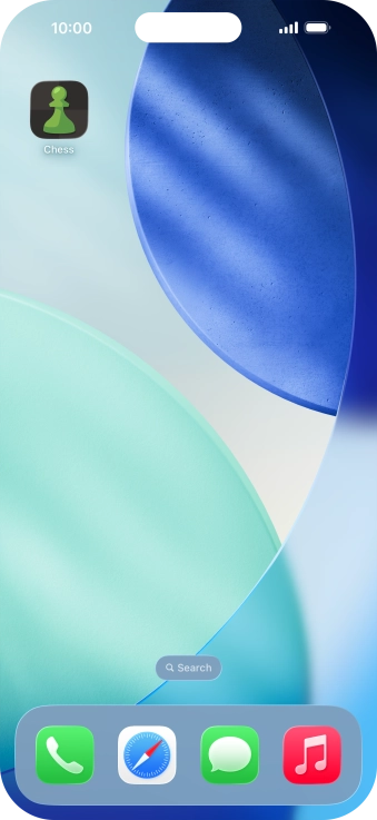 Press and hold the required app.