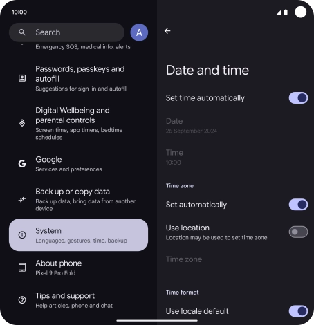 Slide your finger upwards starting from the bottom of the screen to return to the home screen.