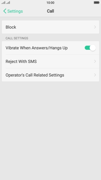 Press Operator's Call Related Settings.