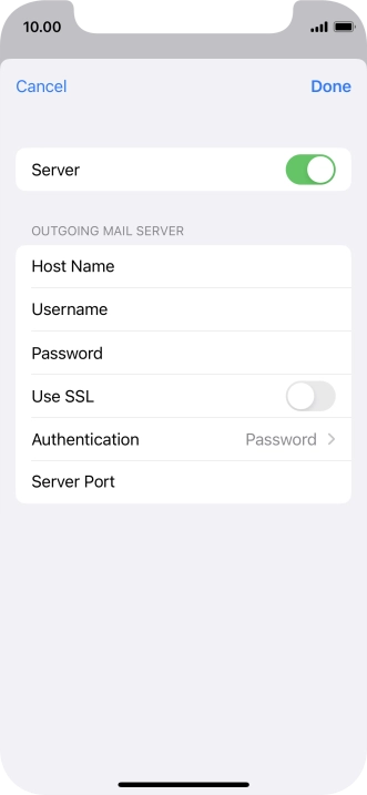 Press Authentication.