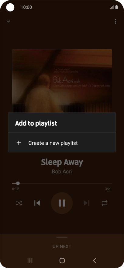Press Create a new playlist.