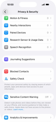 Press Sensitive Content Warning.