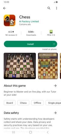 Press the Home key to return to the home screen.
