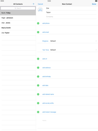 Press add photo. Press add photo.