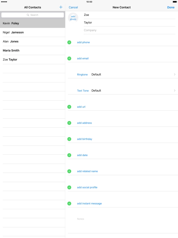 Press add photo. Press add photo.