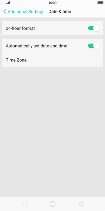 Press the Home key to return to the home screen.