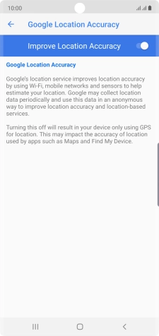 If you press the indicator next to 
