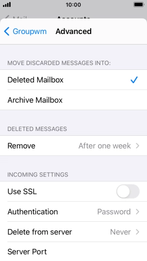 Press Authentication.