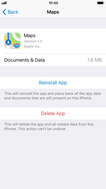 Press the Home key to return to the home screen.