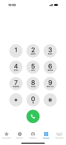 Press Keypad.
