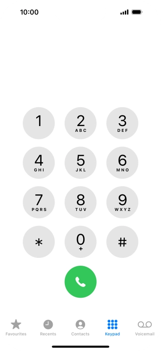 Press Keypad.
