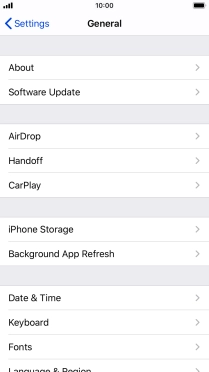 Press Software Update. If a new software version is available, it's displayed. Follow the instructions on the screen to update the phone software.