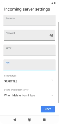 Press the drop down list below 