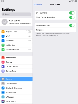 Press the Home key to return to the home screen.