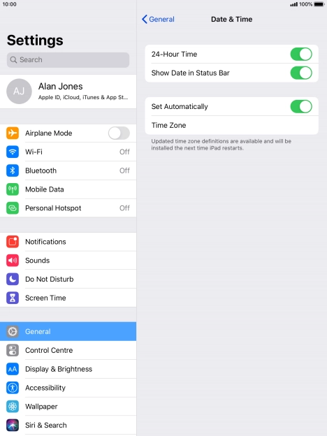 Press the Home key to return to the home screen.