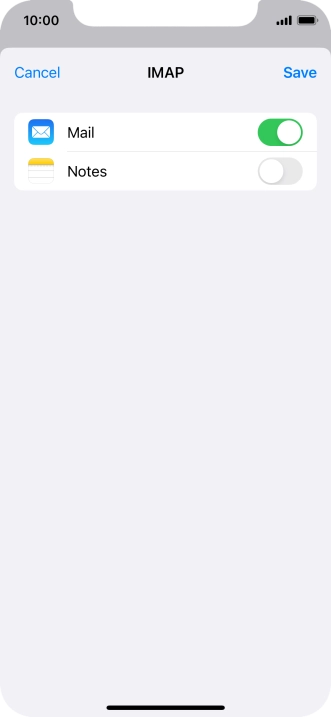 Press Save. Your email account has now been set up. To select more settings for incoming and outgoing server, proceed with the following steps.
