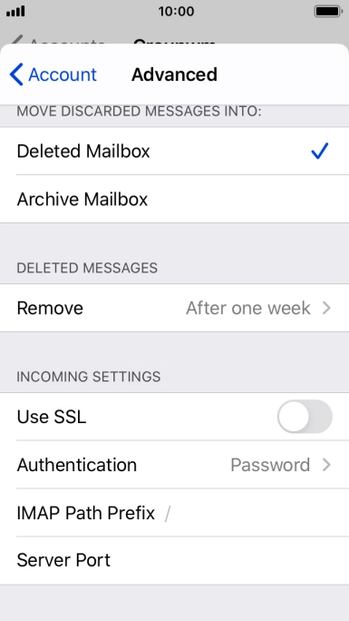 Press Authentication.