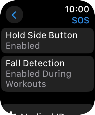 Press Fall Detection.