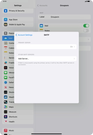 Press the field below 