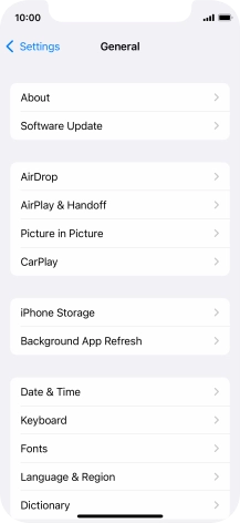 Press Background App Refresh.