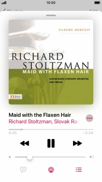 Press arrow right to go to the next audio file.