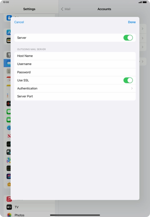 Press the indicator next to Press the indicator next to