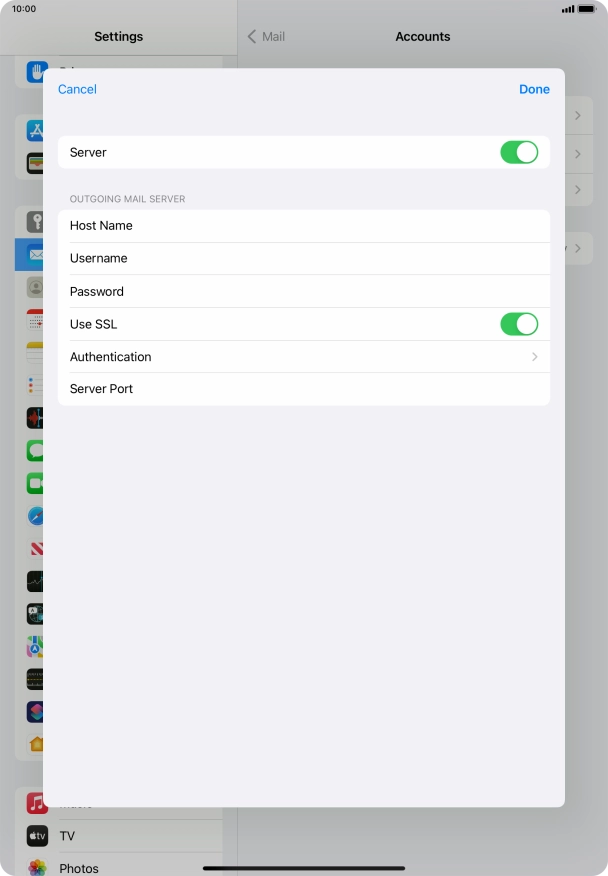 Press the indicator next to Press the indicator next to
