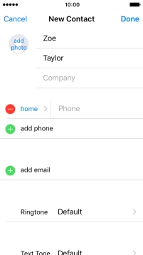 Press Phone and key in the required phone number.